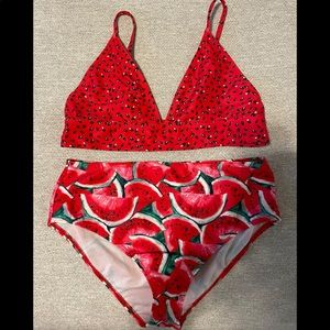 Shein watermelon swimsuit bikini
